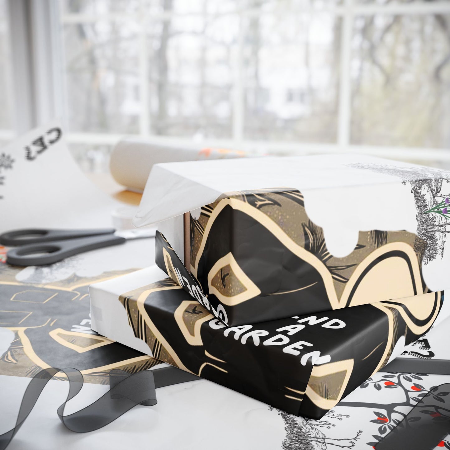 Need Patience? Tend A Garden Wrapping Paper