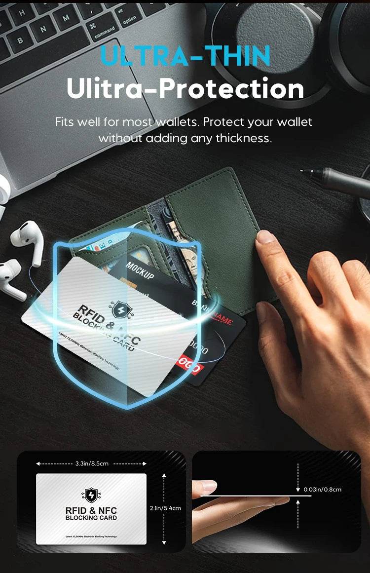 RFID Blocking Card for Credit Card Protection