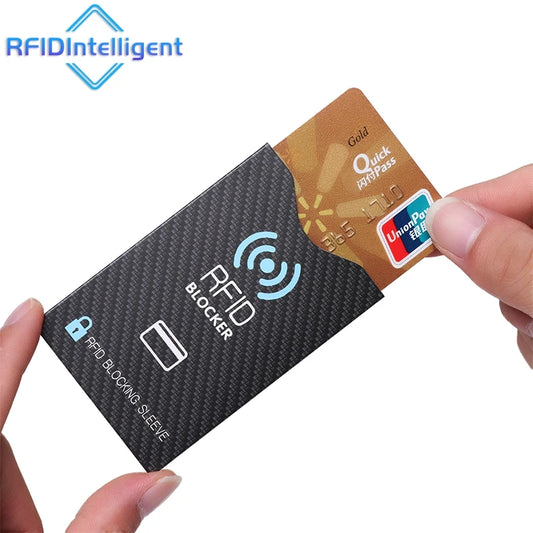 5 Piece RFID Anti-Theft Credit Card Sleeves - NFC Contactless Sleeve Card Protection