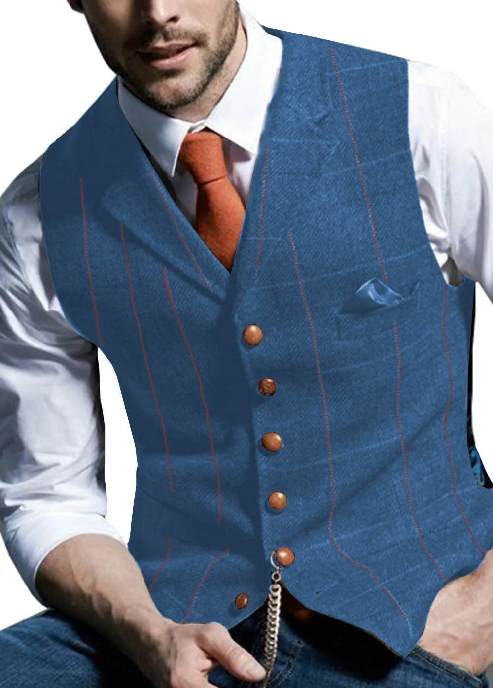Men's Tweed Vest