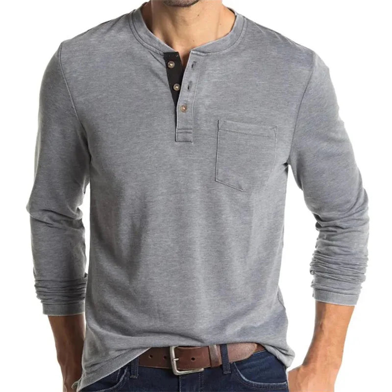 Men's Long Sleeve O-Neck T-Shirt