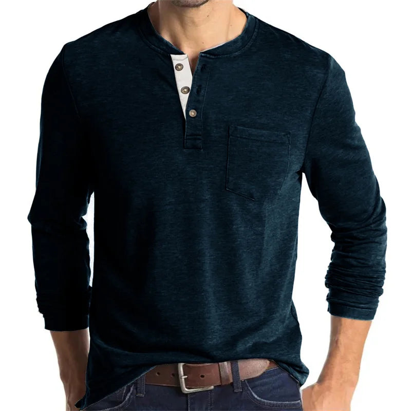 Men's Long Sleeve O-Neck T-Shirt