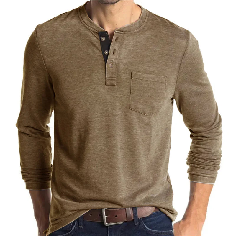 Men's Long Sleeve O-Neck T-Shirt