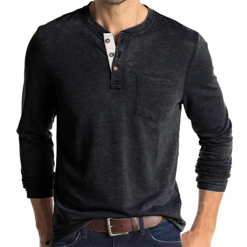 Men's Long Sleeve O-Neck T-Shirt