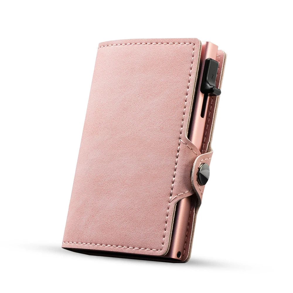 Slim Minimalist RFID Blocking Card Holder Wallet