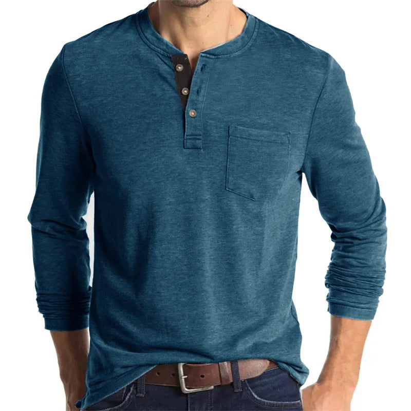 Men's Long Sleeve O-Neck T-Shirt