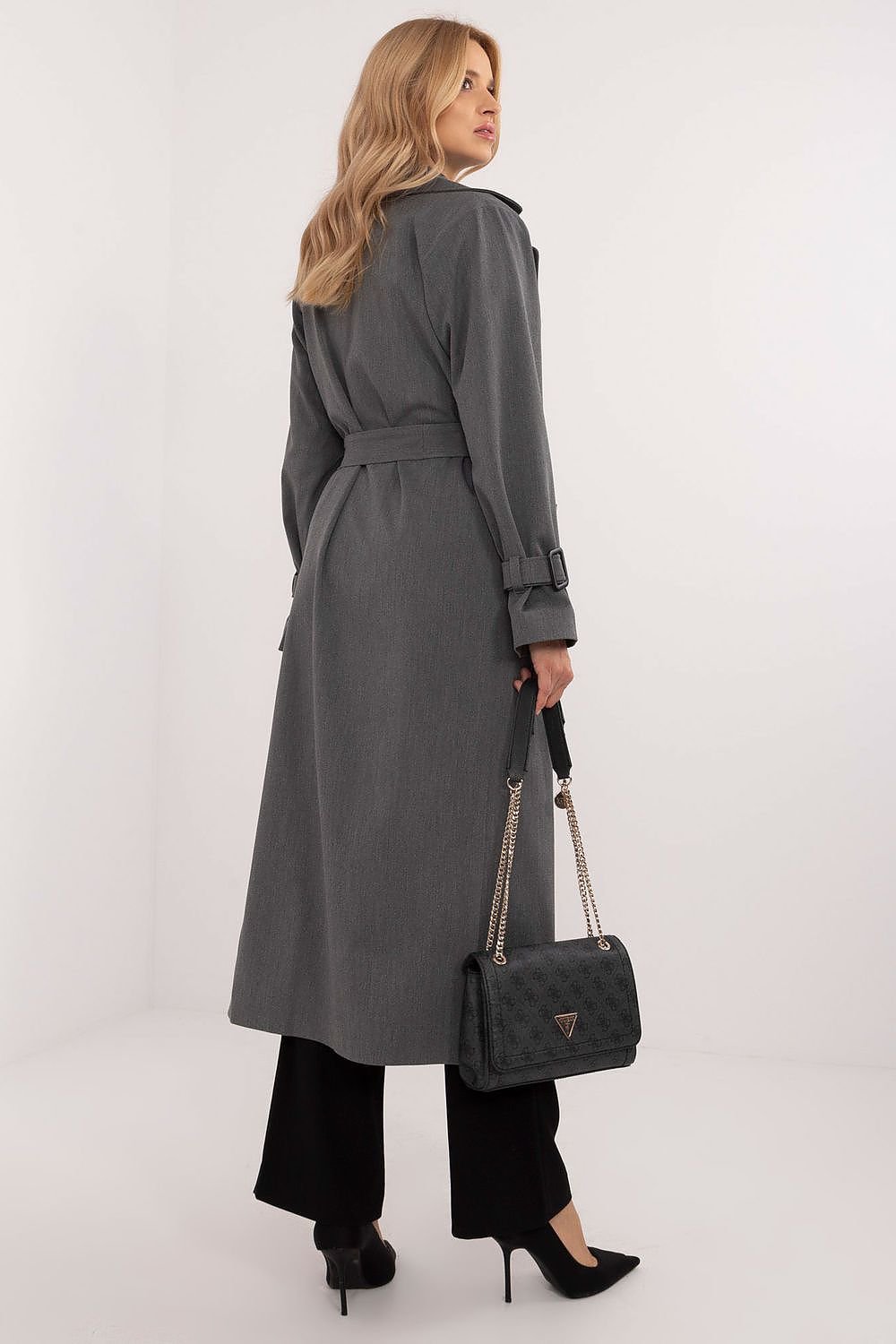 Double Breasted Cotton Trench Coat