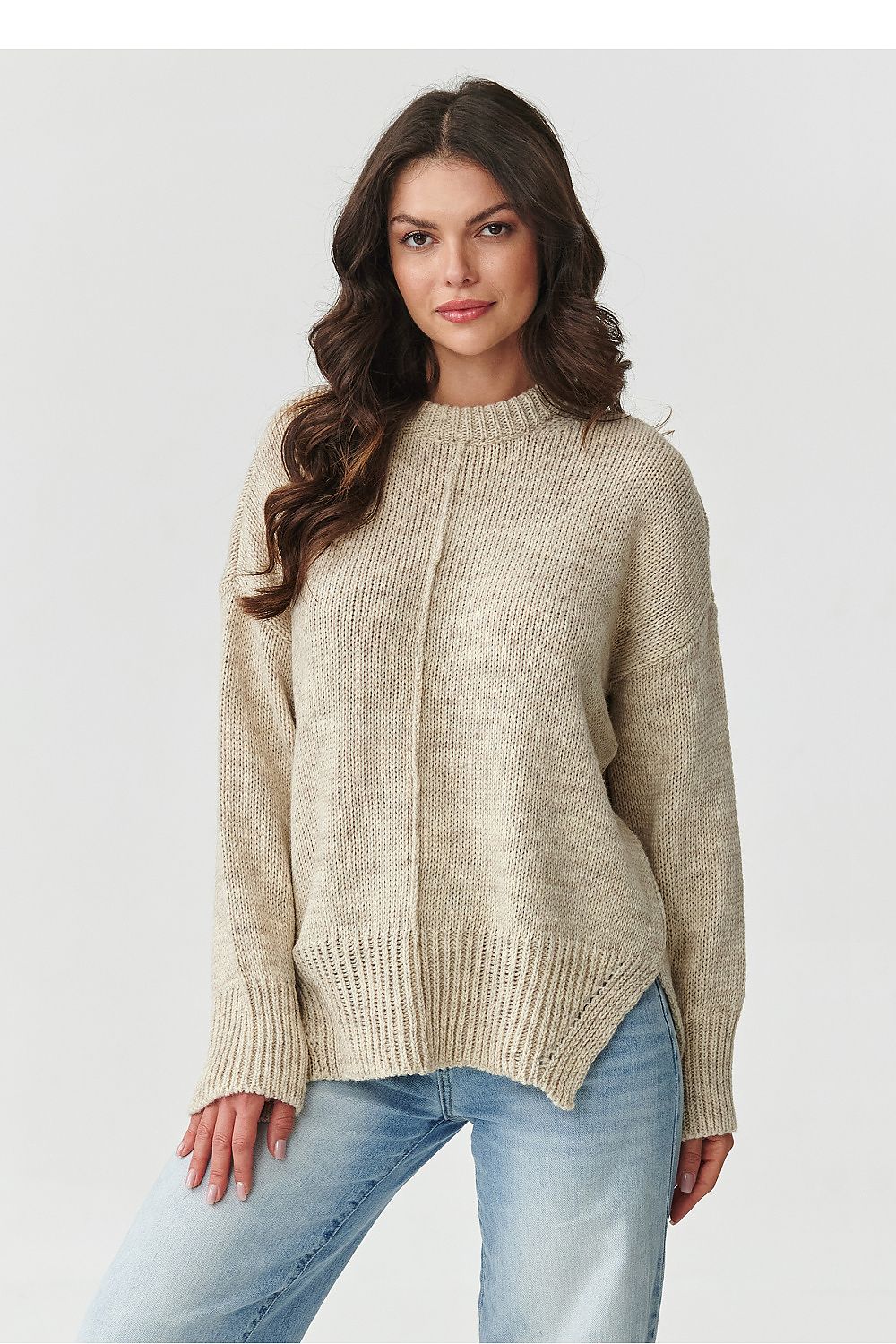 Jumper model 217382 Makadamia