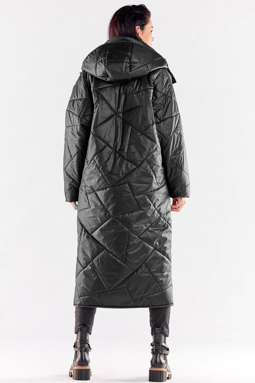 Lined Full Length Quilt Coat