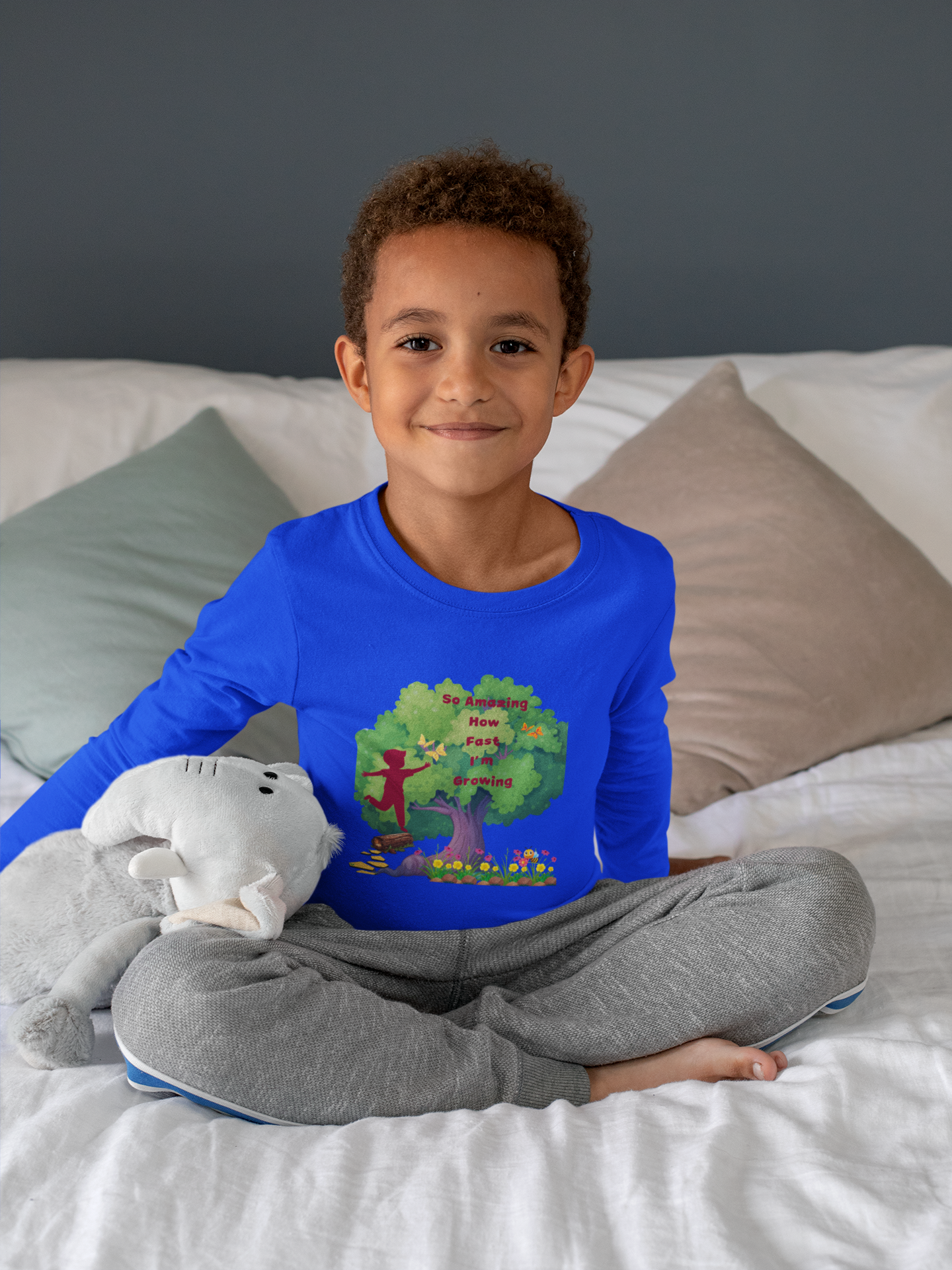 So Amazing How Fast I'm Growing - Toddler Long Sleeve Tee