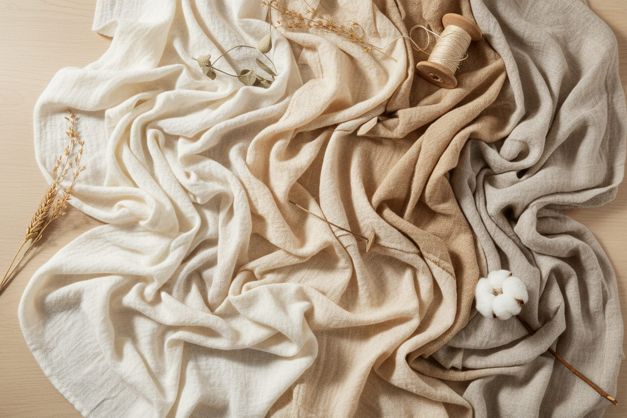 Natural Fabrics: A Minimum 50% of Cotton, Linen or Wool