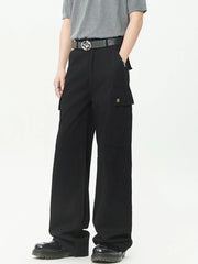 Men's Wide Leg Cargo Pants