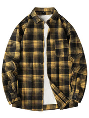 Men's Plaid Long Sleeve Shirt