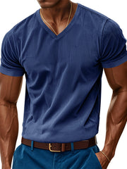Men's V-Neck Slim Fit T-Shirt