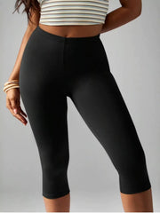 High-Waisted Active Capri Leggings