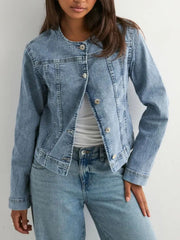 Classic Button-Down Denim Jacket