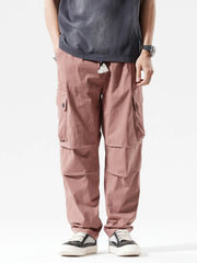 Men's Relaxed Fit Multi-Pocket Cargo Pants