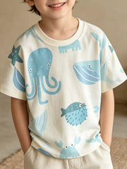 Kids' Ocean Adventure Graphic T-Shirt