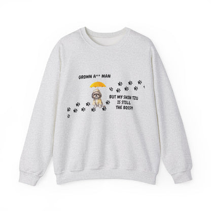 Grown A** Man Shih Tzu Boss Sweatshirt