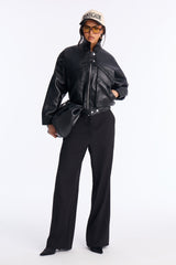 High-Rise Wide Leg Trousers