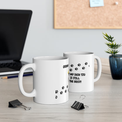 Grown A** Adult Shih Tzu Boss Beverage Mug