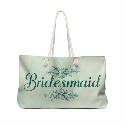 Personalized Bridesmaid Weekender Bag