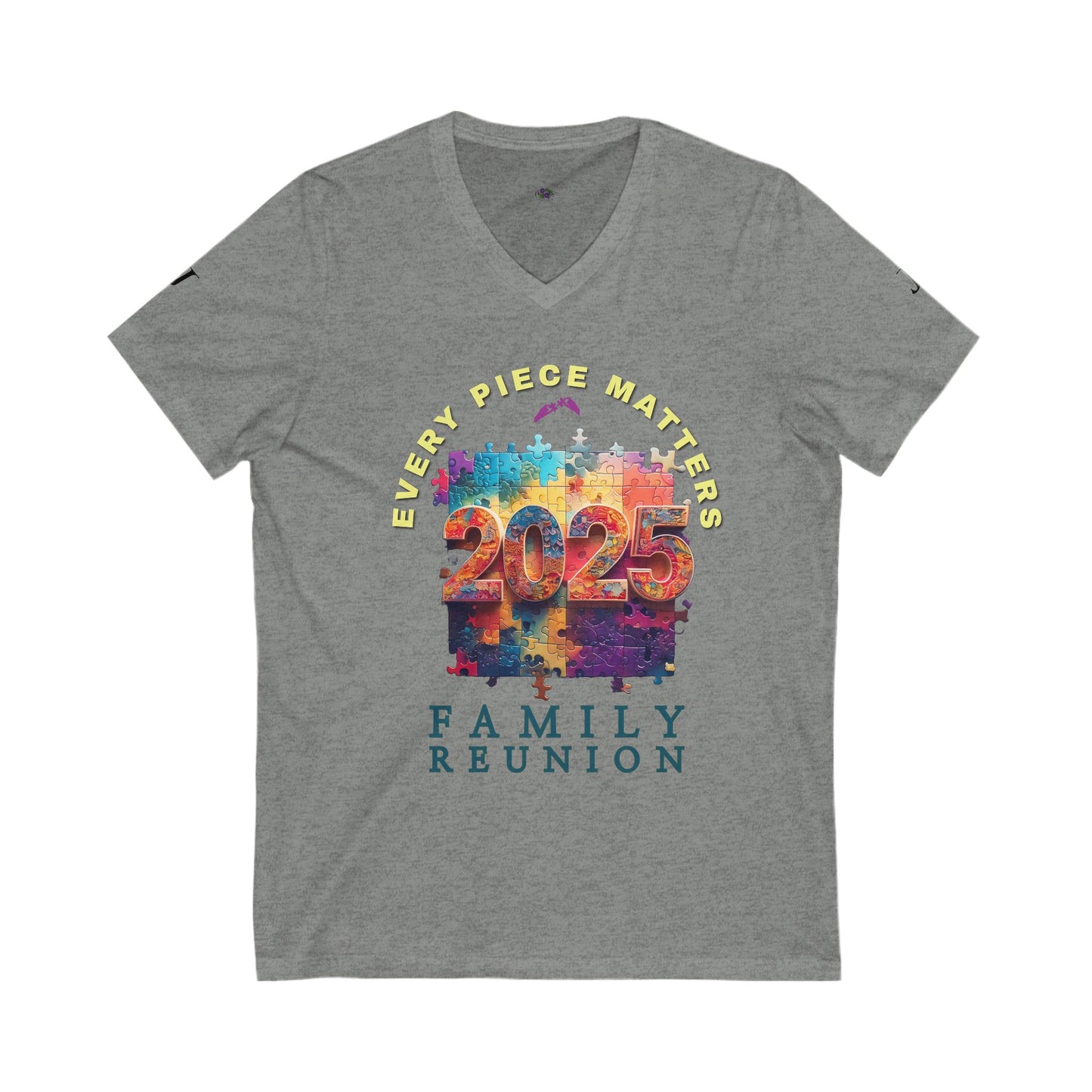 Family Reunion Unisex V-Neck Tee - Every Piece Matters