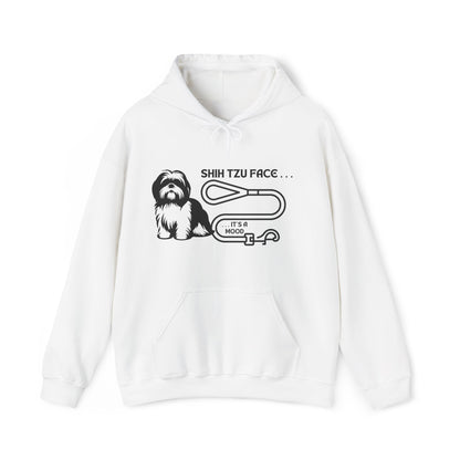 Shih Tzu Face - It's a Mood Unisex Hoodie, Printed on the Front