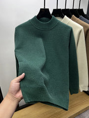 Men's Textured Long Sleeve Sweater