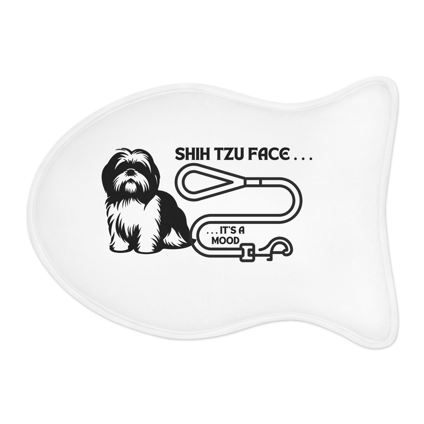 Shih Tzu Face - It's a Mood Pet Feeding Mat