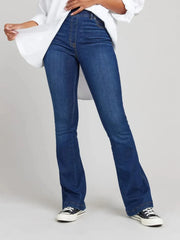 High-Waisted Flare Jeans