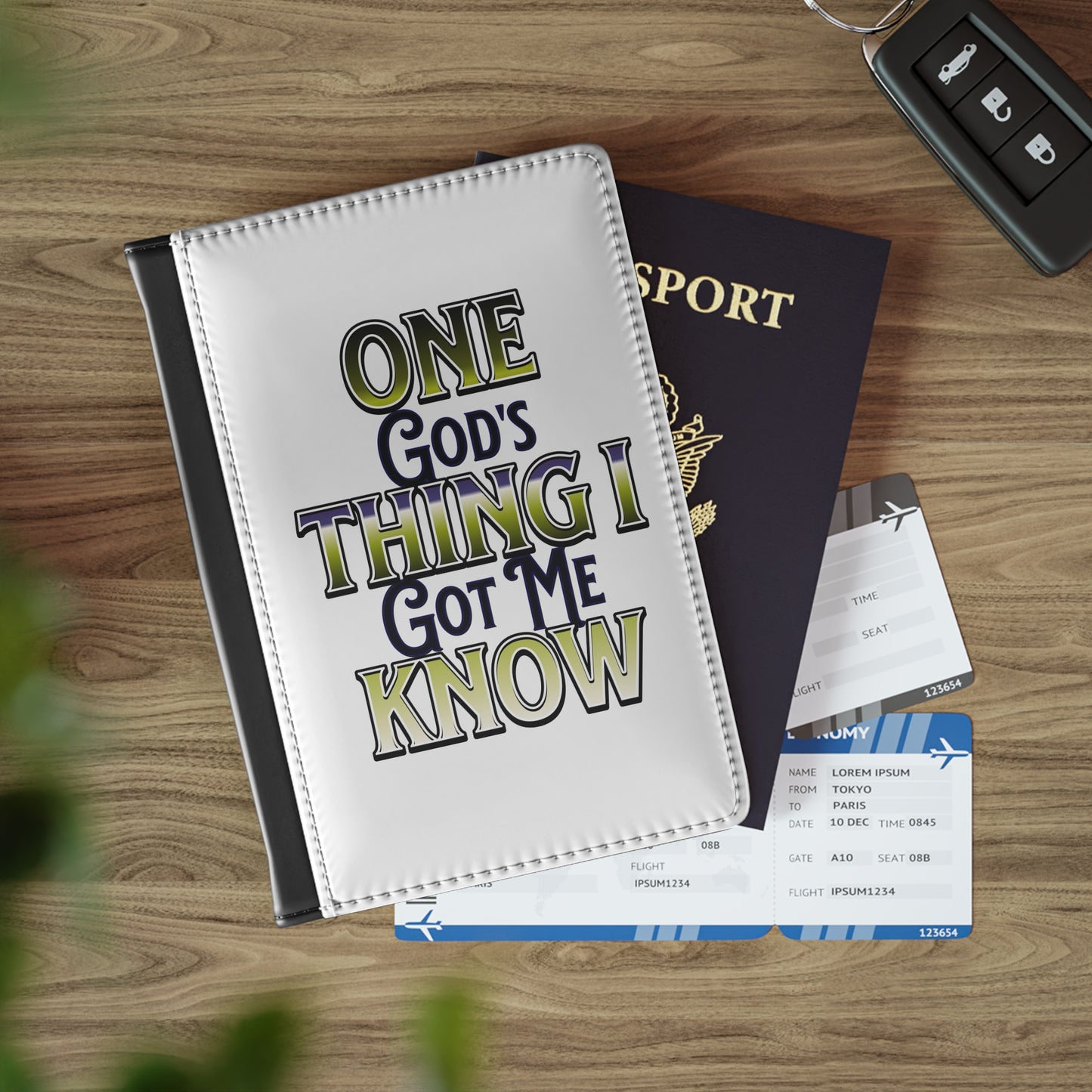 God's Got Me RFID Passport Cover