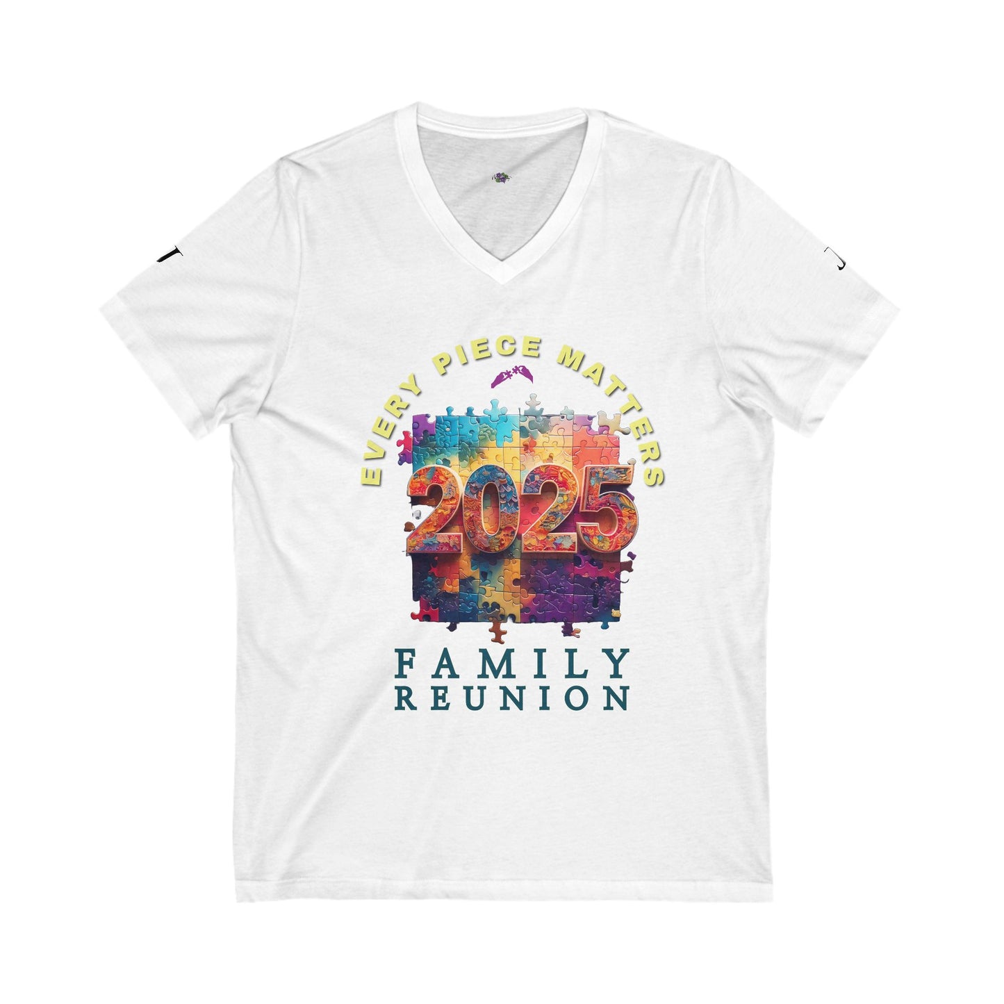 Family Reunion Unisex V-Neck Tee - Every Piece Matters