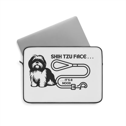 Shih Tzu Face - It's A Mood Laptop Sleeve