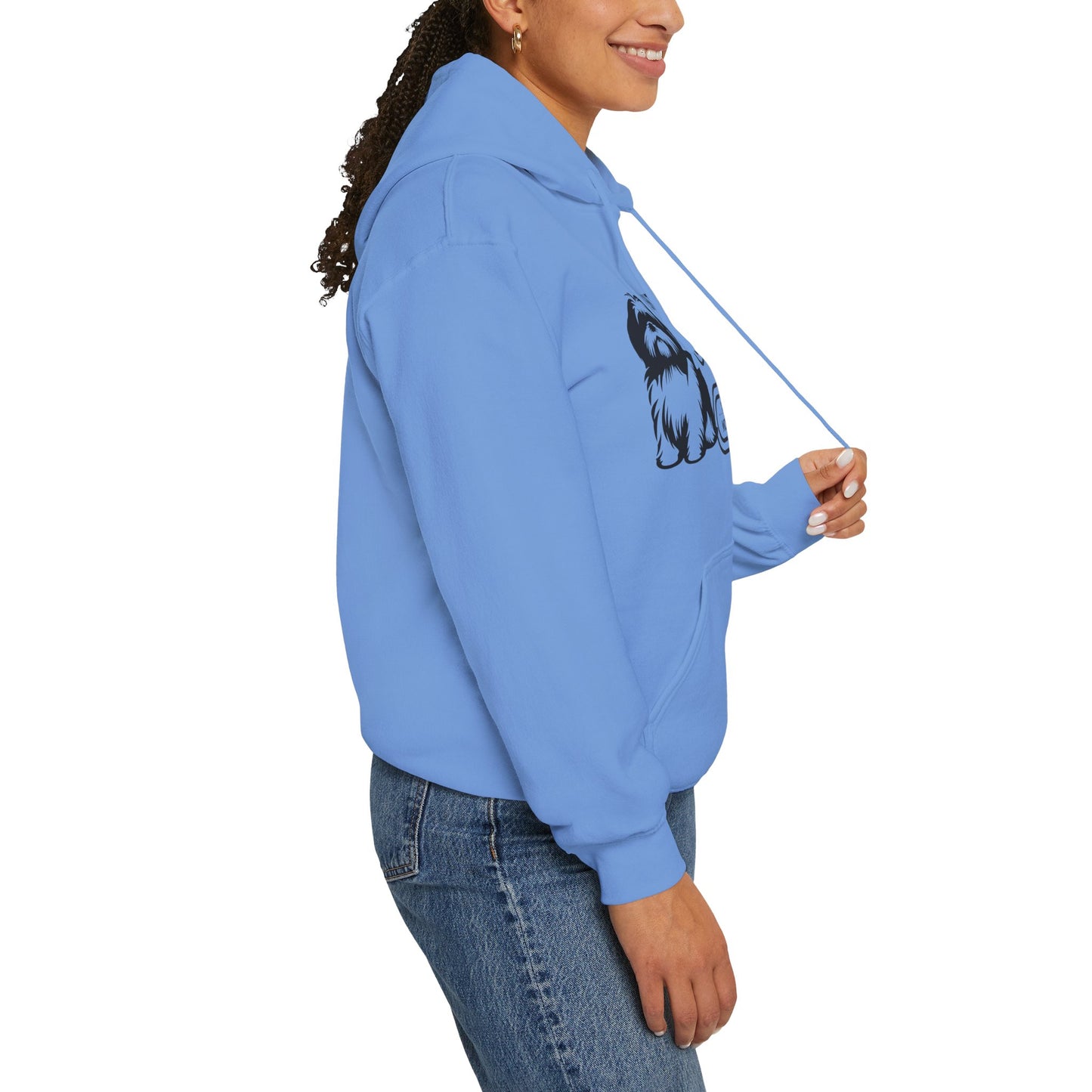 Shih Tzu Face - It's a Mood Unisex Hoodie, Printed on the Front