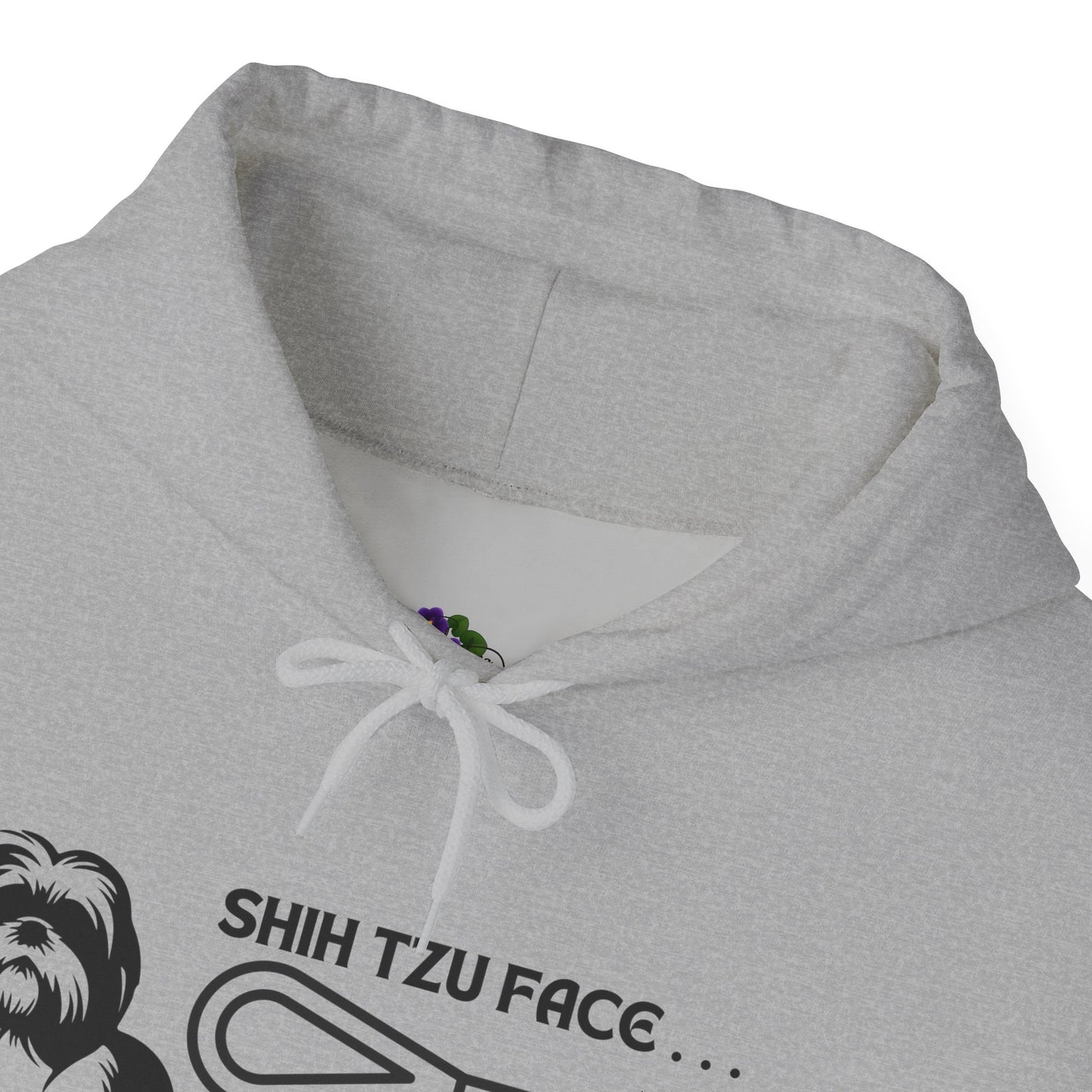 Shih Tzu Face - It's a Mood Unisex Hoodie, Printed on the Front