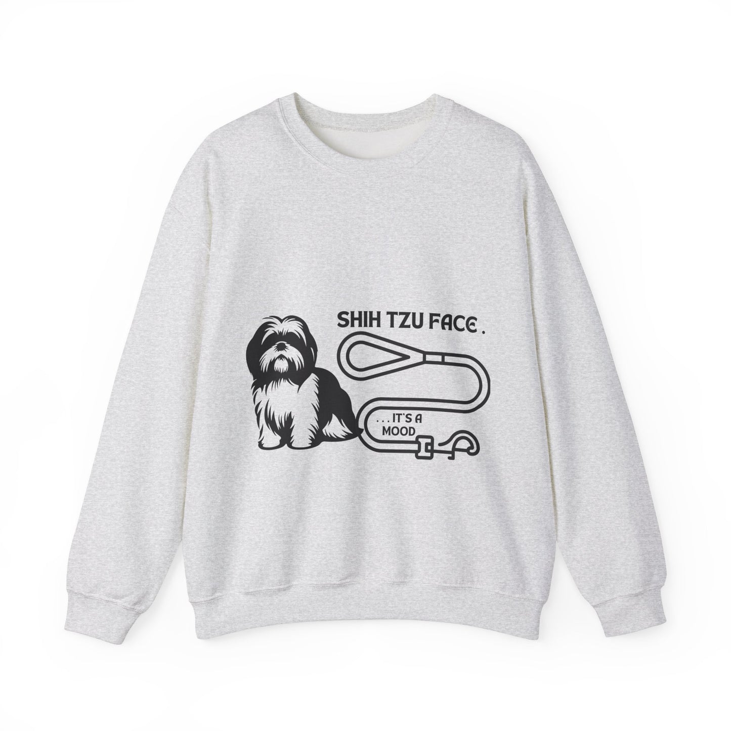 Shih Tzu Face - It's a Mood Unisex Crewneck Sweatshirt