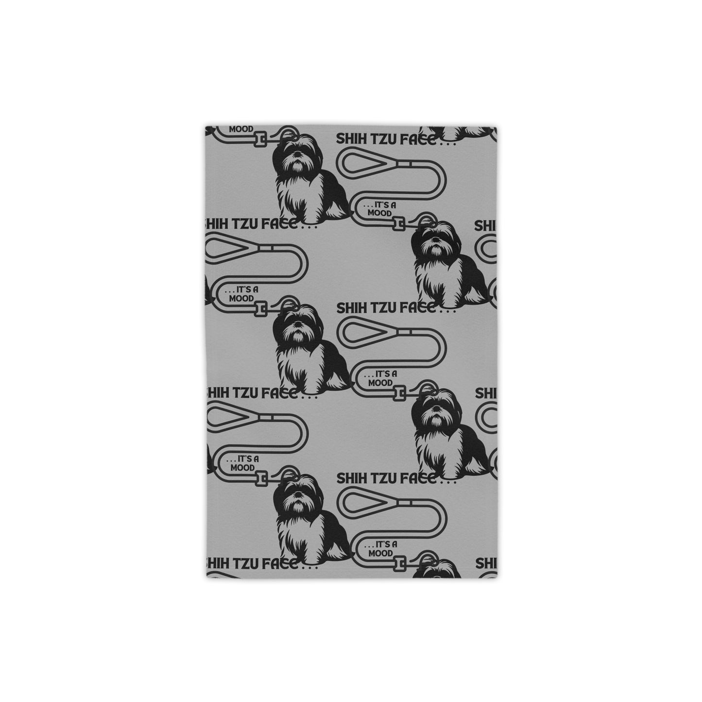 Shih Tzu Face - It's A Mood Beach Towel