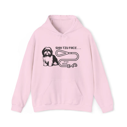 Shih Tzu Face - It's a Mood Unisex Hoodie, Printed on the Front