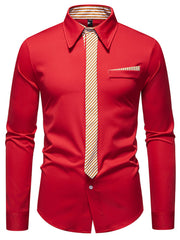 Men's Button Up Long Sleeve Shirt