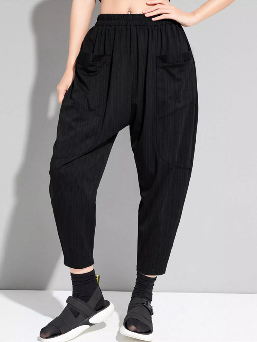 Plus Size Loose Fit Harem Pants