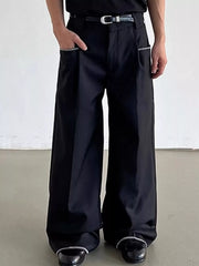 Men's Wide Leg Dress Pants