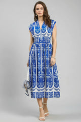 Umgee Sleeveless Midi Dress