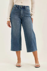Judy Blue High Waist Cropped Fade Jeans