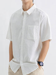 Men's Button Up Short Sleeve Shirt