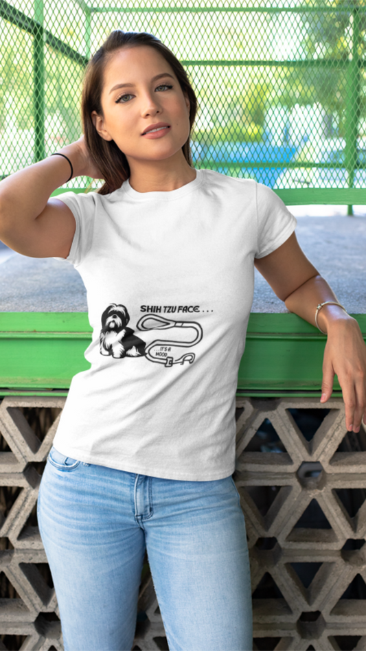 Shih Tzu Face - It's a Mood Unisex T-Shirt