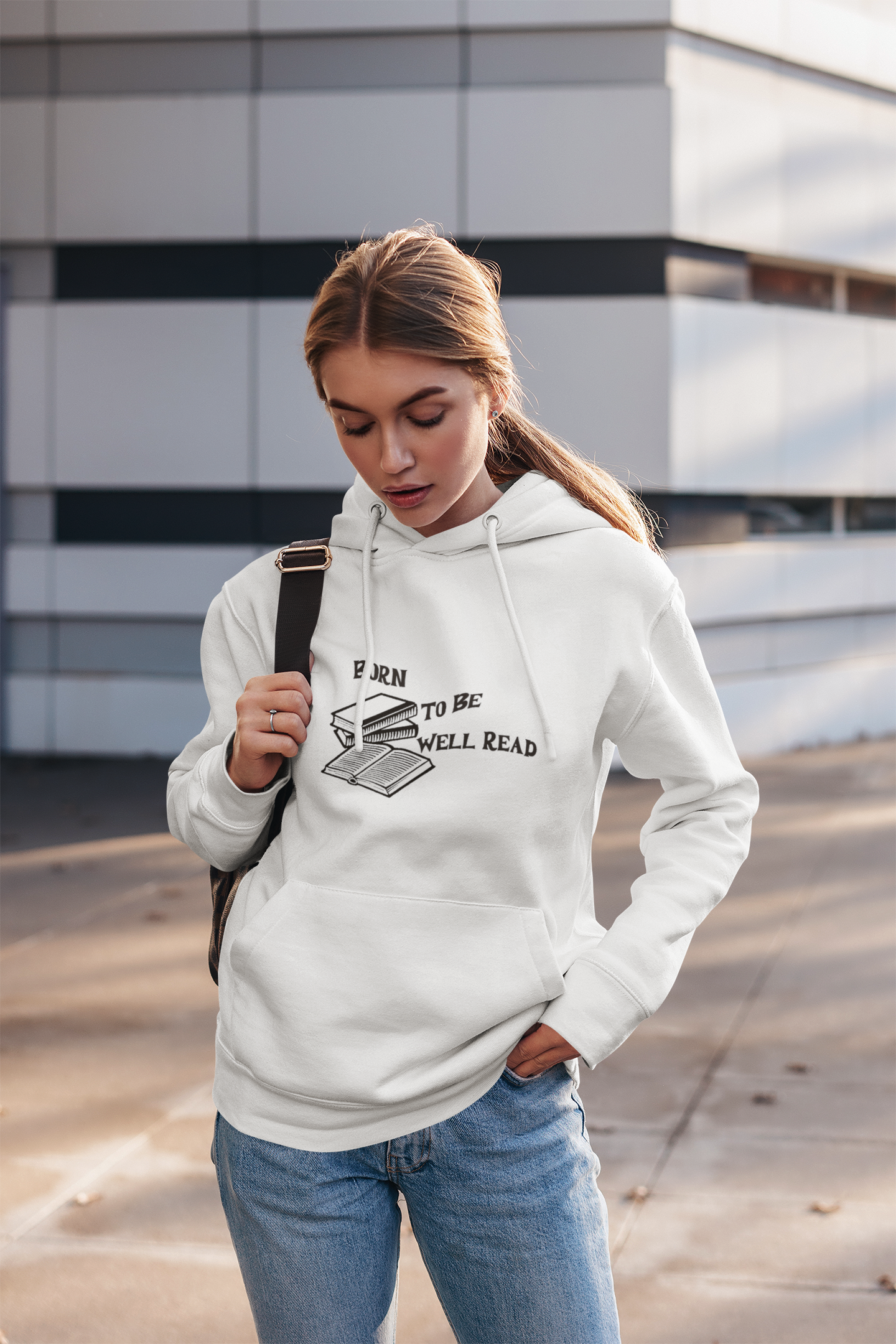 Born To Be Well Read Unisex Heavy Blend Hooded Sweatshirt