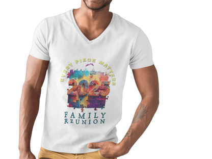 Family Reunion Unisex V-Neck Tee - Every Piece Matters