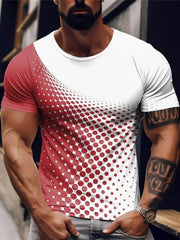 Men's Gradient Dot Print T-Shirt