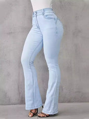 Wash High-Waisted Flare Jeans